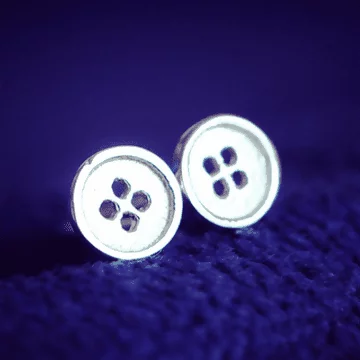 925銀針&times;鈕釦&times;耳針