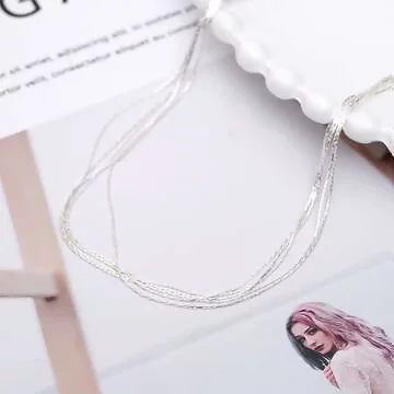 925銀飾×多層細線×鎖骨項鍊