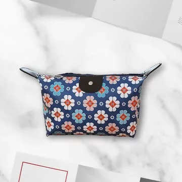 印花立體收納包&times;碎花