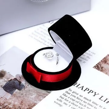 紳士禮帽&times;適用戒指/小耳釘&times;絨布盒