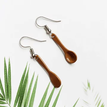 吃飯傢伙&times;不對稱吊墜耳勾