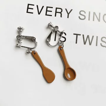 吃飯傢伙&times;不對稱螺旋耳夾