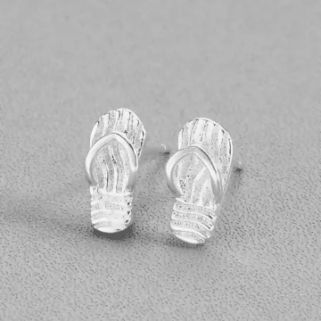 925銀針&times;人字夾腳拖鞋&times;耳針