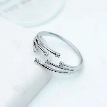 925銀飾&times;璀璨流星雨&times;開口戒指