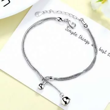 925銀飾&times;鈴鐺雙層蛇骨鍊&times;手鍊