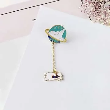 冰山星球與北極熊×別針胸章