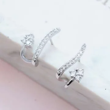 U星鋯鑽&times;耳環