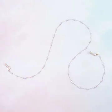 細串珍珠&times;無線耳機眼鏡口罩防丟項鍊