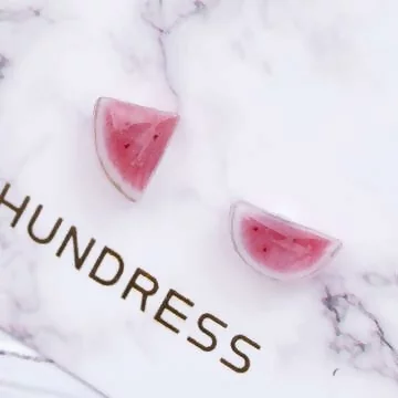 西瓜切片&times;磁吸耳夾/裝飾小物