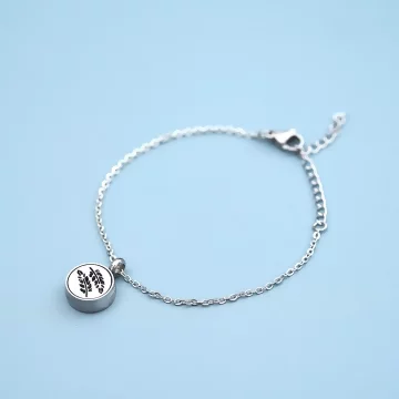 羽毛&times;薰香釦&times;手鍊