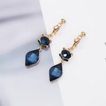 藍晶小狐狸&times;螺旋耳夾