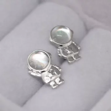 925銀針×月光太空人×耳環