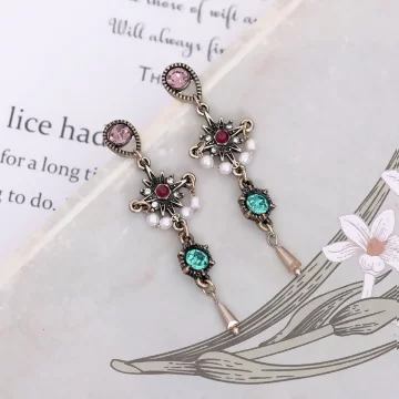 仿舊復古巴洛克&times;吊墜耳環