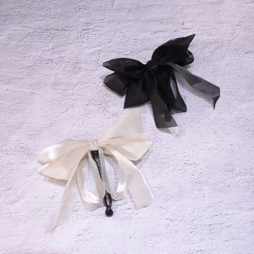 氣質網紗素色&times;香蕉夾&times;共二色