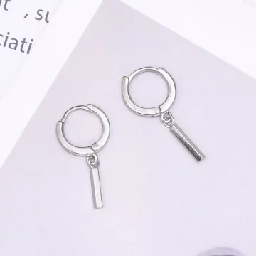 925銀針×小銀條×耳扣