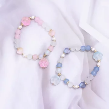 琉璃小貓爪&times;固定式串珠手鍊&times;共二色