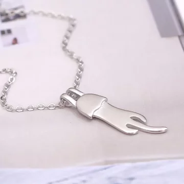 925銀飾&times;可愛小貓咪&times;鎖骨項鍊