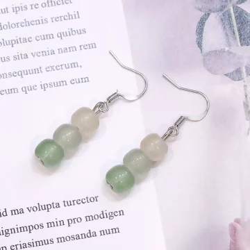 綠水芙蓉&times;吊墜耳勾