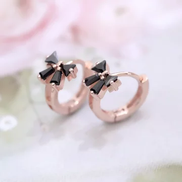 赫本黑領結&times;耳扣