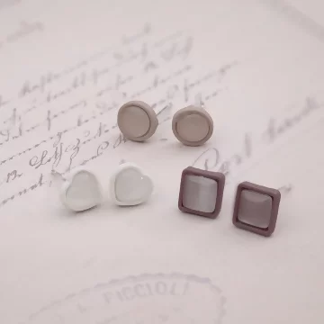 棕咖美拉德&times;三套件耳環組