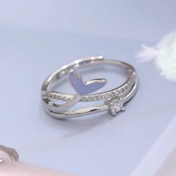 925銀飾&times;魚生有你&times;開口戒指