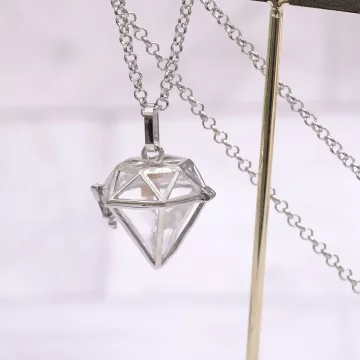 鑽石&times;薰香玻璃寶瓶&times;長項鍊