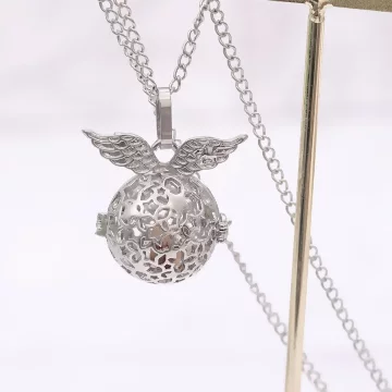 天使飛球×薰香玻璃寶瓶×長項鍊