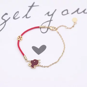 龍來財到&times;紅繩手鍊