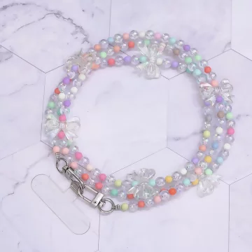 彩色蝴蝶結&times;手機斜背雙勾掛繩