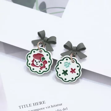 花邊人魚公主&times;不對稱三角耳夾