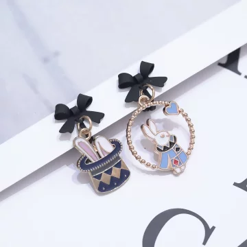 仙境魔法兔&times;不對稱三角耳夾