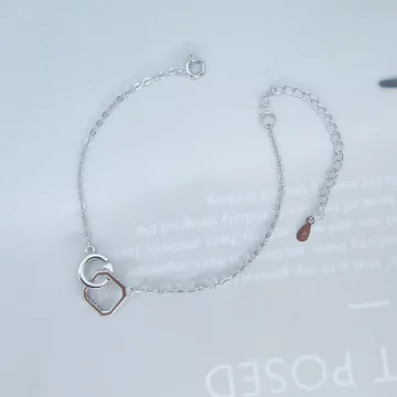 925銀飾×Ｇ扣方框×手鍊