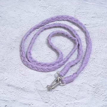 單色結辮編織&times;手機斜背雙勾掛繩&times;紫色