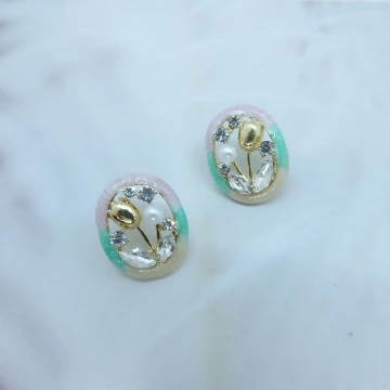 鬱金香花園&times;耳環 
