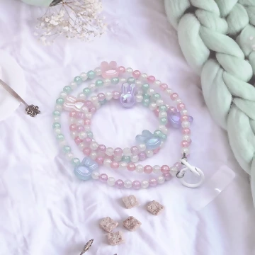 兔子繽紛樂&times;手機斜背雙勾掛繩