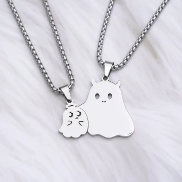 316鋼飾×保謢小幽靈×姐妹閨蜜情侶項鍊組