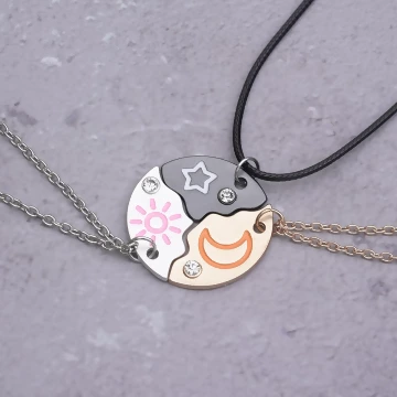 星星太陽月亮&times;姐妹閨蜜項鍊組