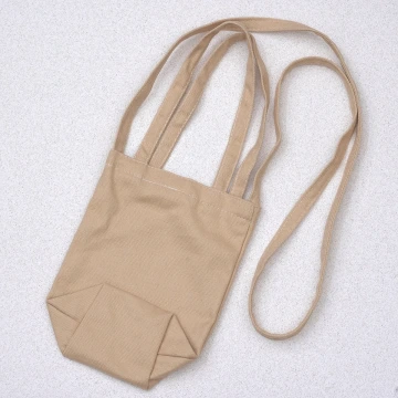 素面帆布水杯袋&times;手提兩用&times;斜背袋&times;黃色
