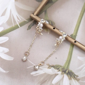 月亮鞦韆&times;吊墜耳環