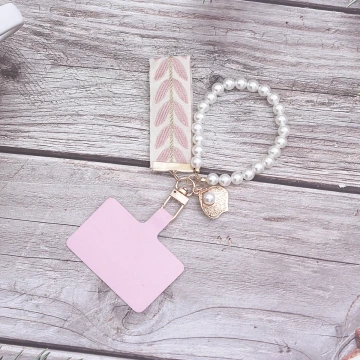 小清新貝殼織帶&times;手機手提吊飾掛繩&times;粉紅