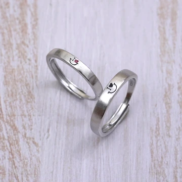 相視而笑×情侶對戒