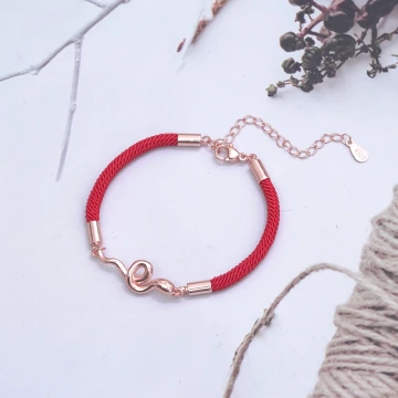 靈蛇送福×紅繩手鍊