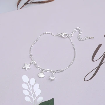 925銀飾&times;貝殼海星&times;手鍊