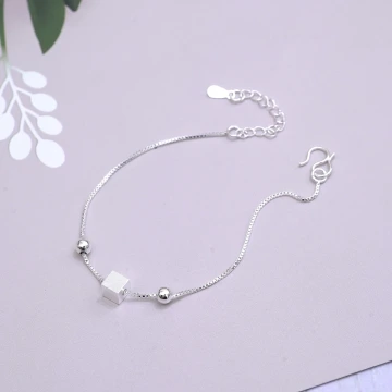 925銀飾&times;小方塊&times;手鍊