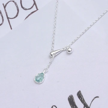 925銀飾×藍眼淚×鎖骨項鍊