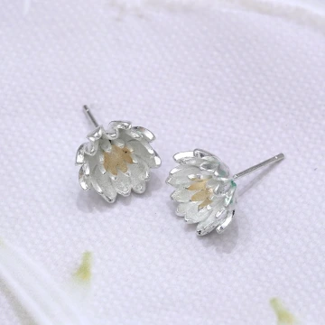 925銀針×小雛菊×耳針