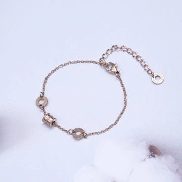 316鋼飾&times;羅馬數字小蠻腰 &times;手鍊&times;玫瑰金