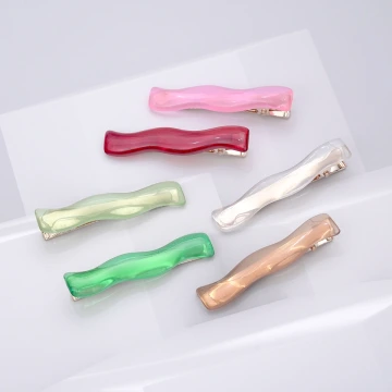 彩虹波浪&times;六套件髮夾組