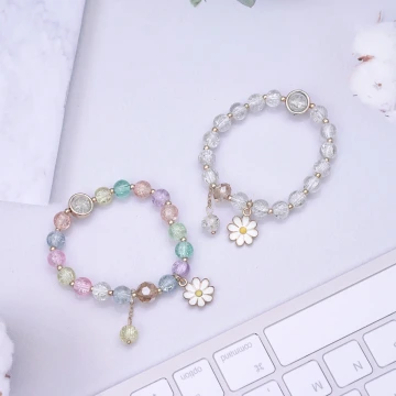 陽光雛菊&times;固定式串珠手鍊&times;共二色