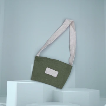 帆布經典款×飲料提繩×草綠